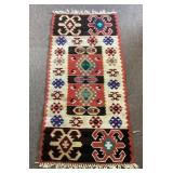 Turkish kilim rug 26x57