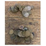 2 roll assorted wheat pennies