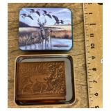 John Weitz tooled leather tri-fold wallet