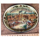 Metal Anheuser Busch tray