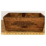 Wood Remington Arms shotgun shell crate