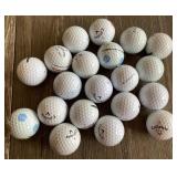 20 used Callaway golf balls