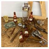Barware and beer collectibles