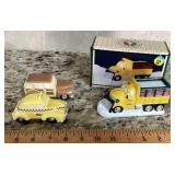 Department 56 cars and City Works truck