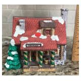 Department 56 Pinewood log cabin