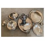 Collection of silver plate