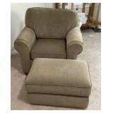 Flexsteel chair with ottoman