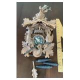 Black Forest hunter style cuckoo clock