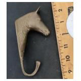 Brass horse hook