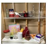Clean up lot of glass and decor