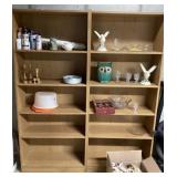 Contents of shelves