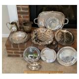 Collection of silverplate