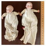 2 antique Armand Marseille German bisque dolls