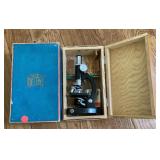 Tasco Deluxe 600XM microscope