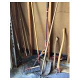 Group of long handled tools