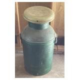 Vintage dairy can