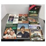 Group of vintage sports magazines