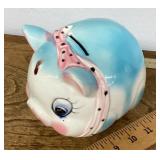 Ceramic pig bank