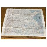 AAF cloth map chart of Northeast China