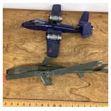 G.I. Joe helicopter and airplane