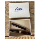 Evans ballpoint pen and pencil set