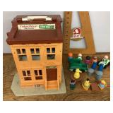 Fisher-Price Sesame Street house and toys