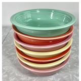 7 Fiesta 7" soup bowls
