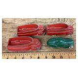 4 Sun Rubber Co. molded cars