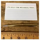 Vintage goldtone mechanical pencil