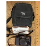 Canon film camera and case