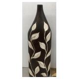 Hand painted bottle vase