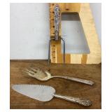 Sterling handled serving pieces