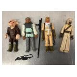 4 Star Wars sction figures