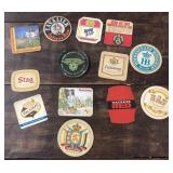 Beer paperweight and coasters