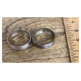 Pair of Gorham sterling silver napkin rings