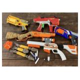 Group of toy guns