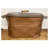 Copper boiler with lid