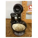 Ceramic candlestick phone planter