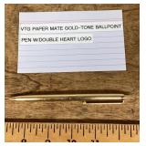 Gold tone Papermate ballpoint pen