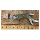 Antler bottle opener