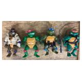 4 Teenage Mutant Ninja Turtles action figures