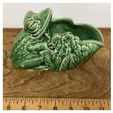 McCoy Pottery frog planter