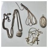Sterling silver and gold filled scrap cleanup lot