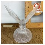 Glass eagle figure