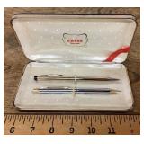 Cross gold filled pen and pencil set