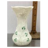 Belleek porcelain vase