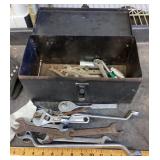 Metal toolbox and contents