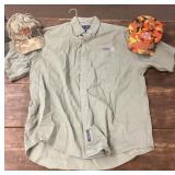 Lonestar Beer logo shirt and hats