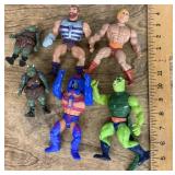 6 He-Man figures