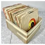Box of 45s --60s and 70s